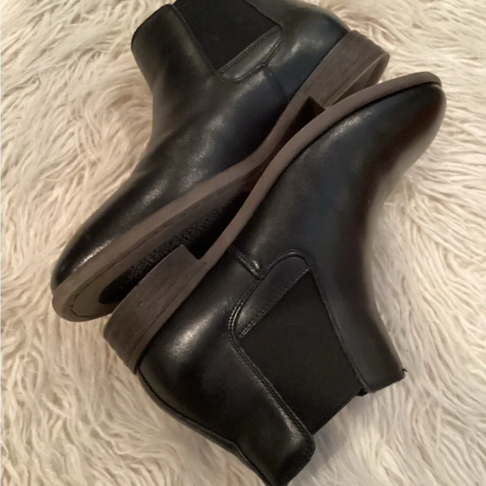 Jousen Milan Mens ankle Boots ,all Leather size mens 8 black Chelsea - Picture 4 of 9